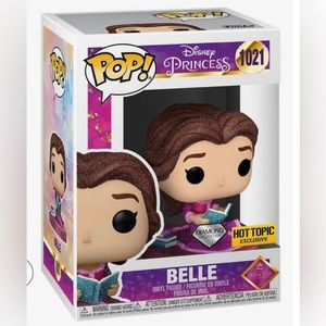 Disney Diamond Collection Pop! Belle Vinyl Figure Hot Topic Exclusive #1021